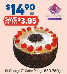 Foodland St George 7" Cake Range offer