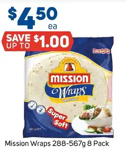 Foodland Mission Wraps offer