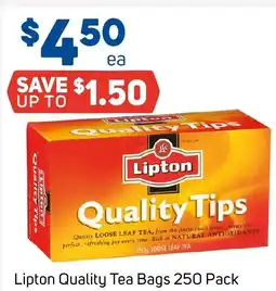 Foodland Lipton Quality Tea Bags offer