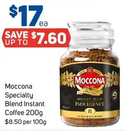 Foodland Moccona Specialty Blend Instant Coffee offer