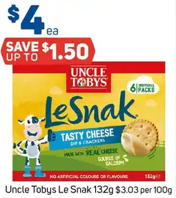 Foodland Uncle Tobys Le Snak offer
