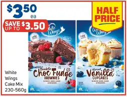 Foodland White wings cake mix offer