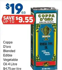 Foodland Coppa d'oro blended edible vegetable oil offer