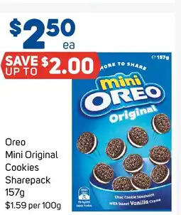 Foodland Oreo mini original cookies sharepack offer