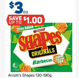 Foodland Arnott's shapes offer