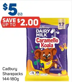Foodland Cadbury sharepacks offer