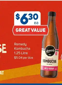 Foodland Remedy organic kombucha offer
