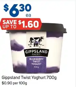 Foodland Gippsland twist yoghurt offer
