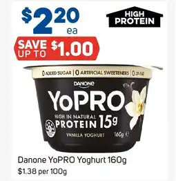 Foodland Danone yopro yoghurt offer