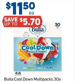Foodland Bulla cool down multipacks offer