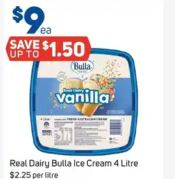 Foodland Real dairy bulla ice cream offer