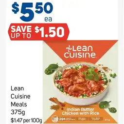 Foodland Lean cuisine meals offer