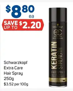 Foodland Schwarzkopf extra care hair spray offer