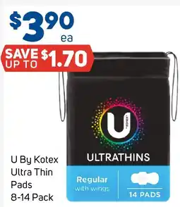 Foodland U by kotex ultra thin pad offer