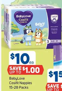 Foodland Babylove cosifit nappies offer