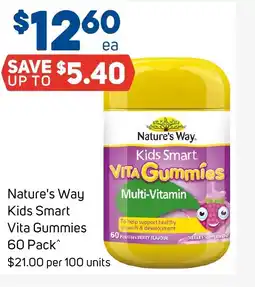 Foodland Nature's way kids smart vita gummies offer