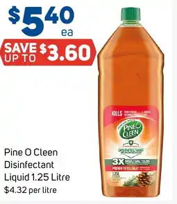 Foodland Pine o cleen disinfectant liquid offer