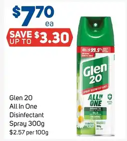 Foodland Glen 20 all in one disinfectant spray offer