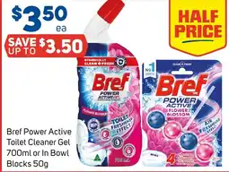 Foodland Bref power active toilet cleaner gel offer