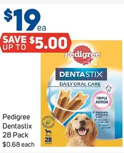Foodland Pedigree dentastix offer