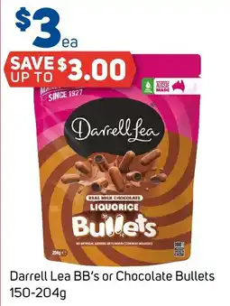 Foodland Darrell lea bb's or chocolate bullets offer