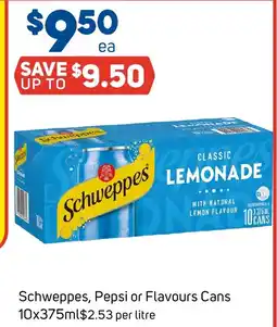 Foodland Schweppes, pepsi or flavours offer