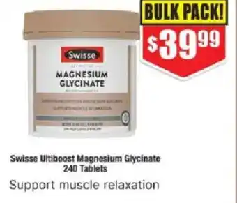 Swisse ultiboost magnesium glycinate