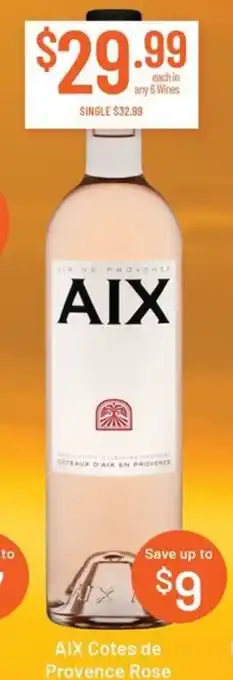 Aix cotes de provence rose