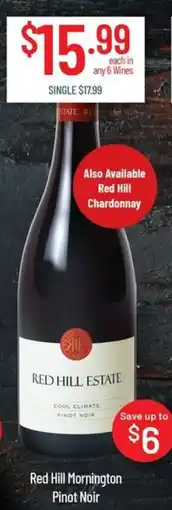 Chambers Cellars Red hill mornington pinot noir offer