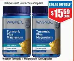Chemist Warehouse Wagner turmeric plus magnesium offer