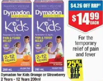 Chemist Warehouse Dymadon for Kids offer
