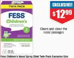 Chemist Warehouse Fess children's nasal spray offer