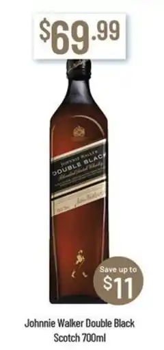Chambers Cellars Johnnie walker double black scotch offer