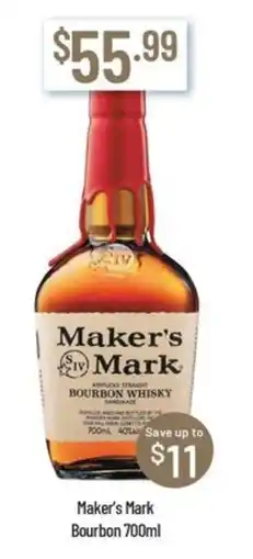 Chambers Cellars Maker's mark bourbon offer