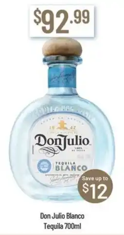 Chambers Cellars Don julio blanco tequila offer