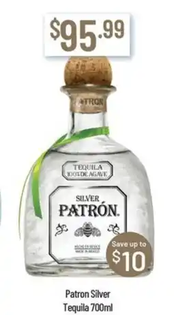 Chambers Cellars Patron silver tequila offer
