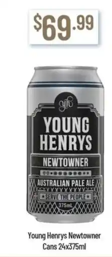 Chambers Cellars Young henrys newtowner offer