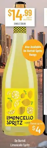 Chambers Cellars De bortoli limoncello spritz offer