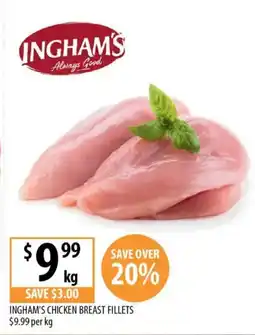 Supabarn Ingham's chicken breast fillets offer