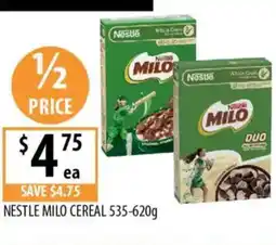 Supabarn Nestle milo cereal offer