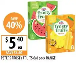 Supabarn Peters frosty fruits offer