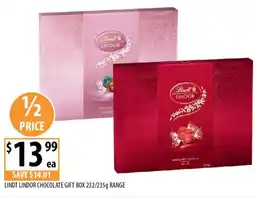 Supabarn Lindt lindor chocolate gift box offer