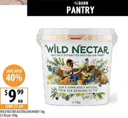 Supabarn Wild nectar australian honey offer