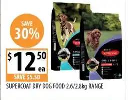 Supabarn Supercoat dry dog food offer