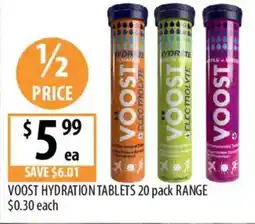 Supabarn Voost hydration tablets offer