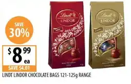 Supabarn Lindt lindor chocolate bags offer