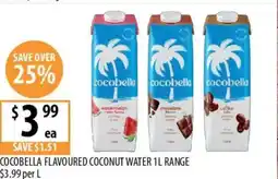 Supabarn Cocobella flavoured coconut water offer