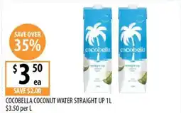 Supabarn Cocobella coconut water straight up offer
