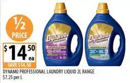 Supabarn Dynamo professional laundry liquid offer