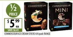 Supabarn Connoisseur ice cream sticks offer